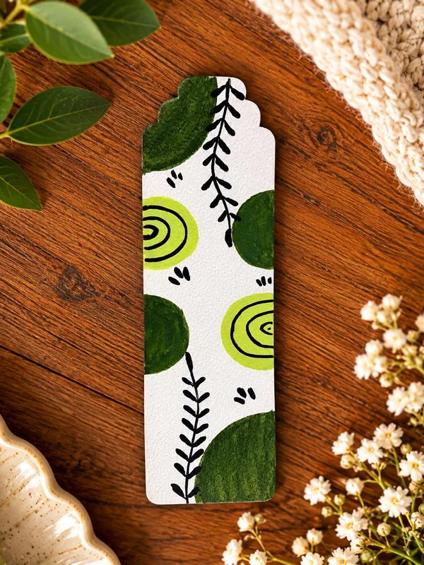 Green_Botanical_Pattern_Paper_Bookmark_(Set_of_2)