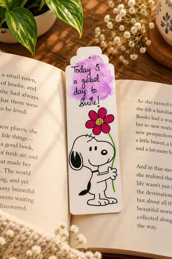 Snoopy_Quote_Bookmark__Set_Of_2