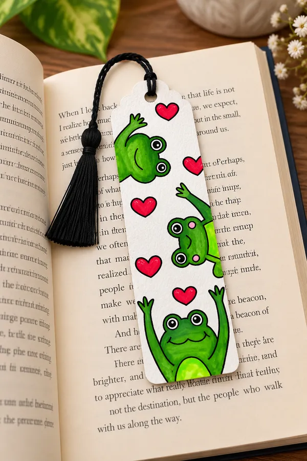 Frog_Heart_Bookmark_Set_Of_2