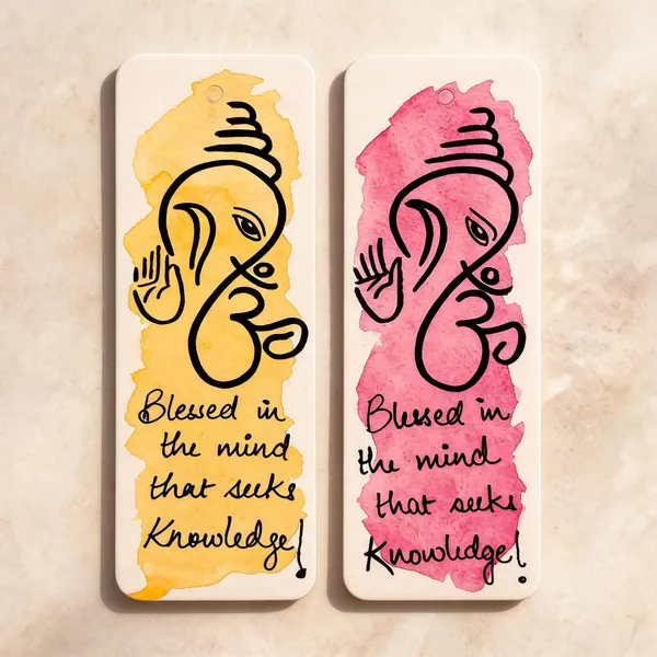 Watercolour_Ganesha_Quote_Paper_Bookmark