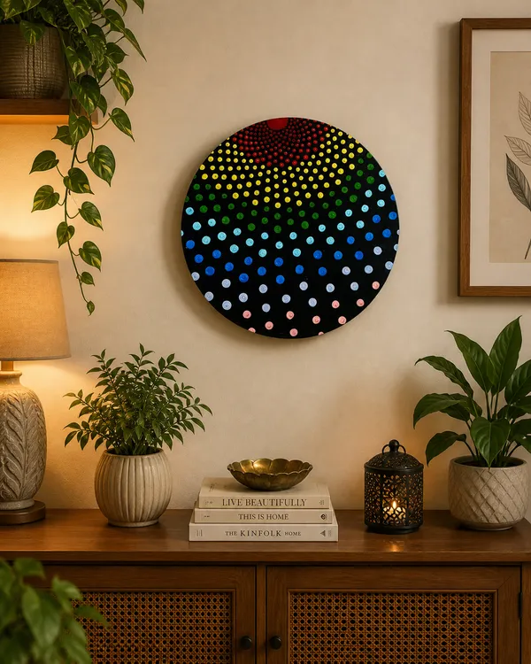 Contemporary_Multicolour_Dot_Mandala_Decorative_Disk