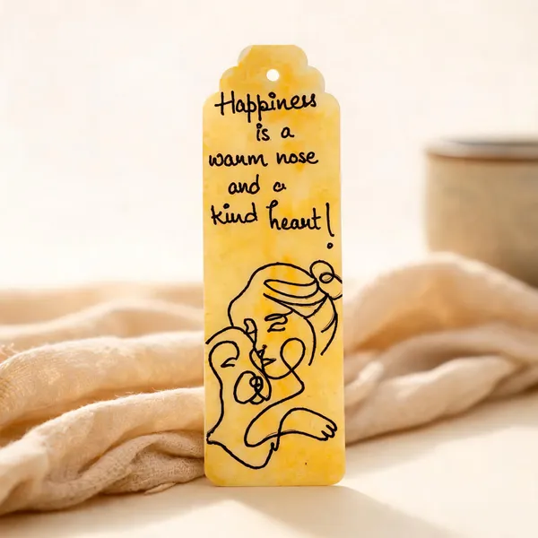 Yellow_Quote_Printed_Paper_Bookmark_Set_Of_2