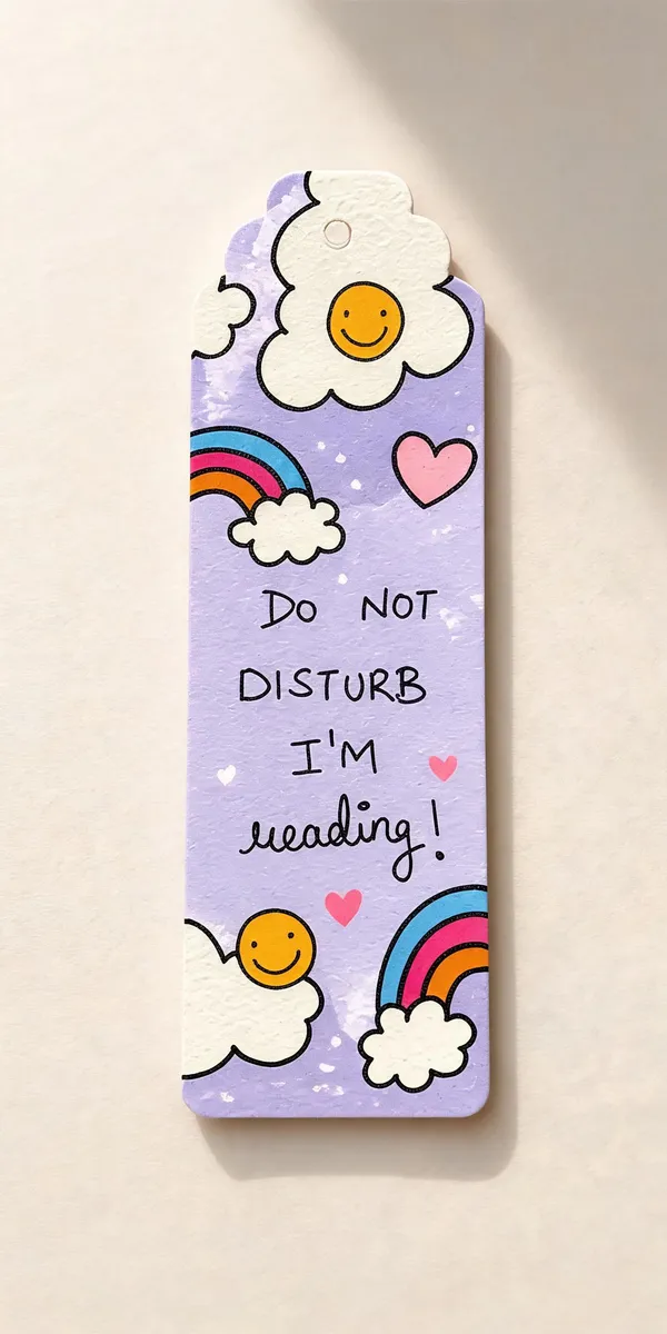 Purple_Do_Not_Disturb_Reading_Paper_Bookmark_Set_Of_2