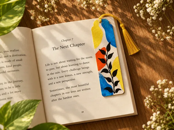 Floral_Abstract_Bookmark_Set_of_2