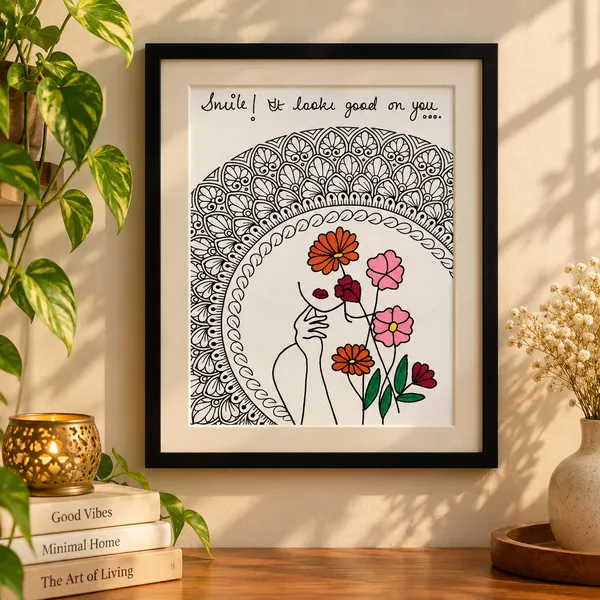 Floral_Woman_Portrait_Greeting_Card