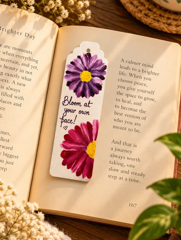 Hand-Painted_Purple_Pink_Floral_Quote_Bookmark__Set_Of_2
