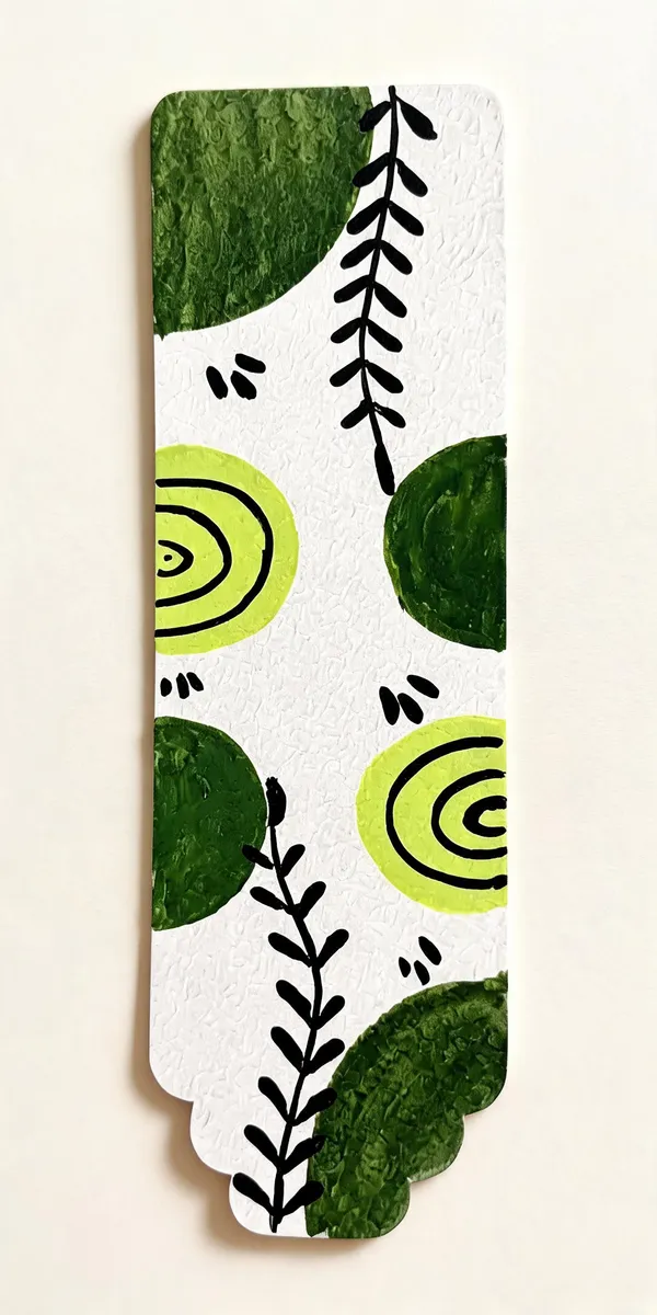 Green_Botanical_Pattern_Paper_Bookmark