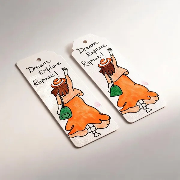 Dream_Explore_Repeat_Travel_Illustrated_Paper_Bookmarks_Set_Of_2