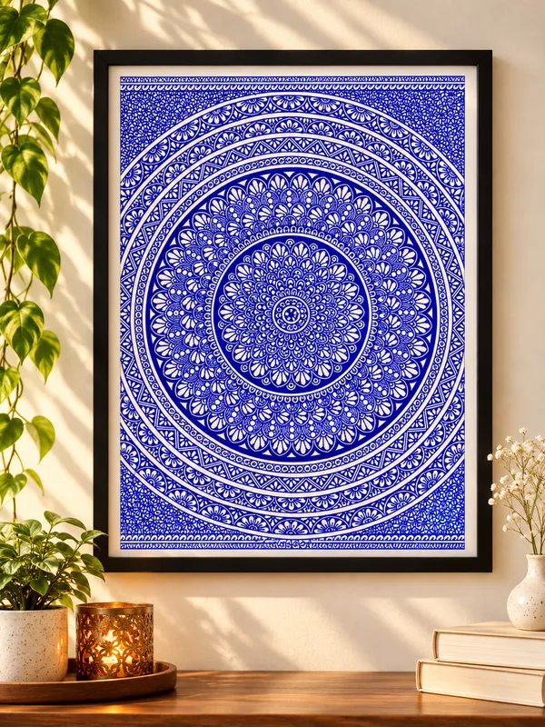 Blue_Mandala_Hand-Drawn_Wall_Art