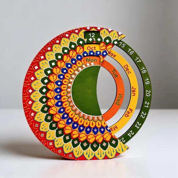 Wooden_Mdf_Mandala_Pattern_Perpetual_Desk_Calendar