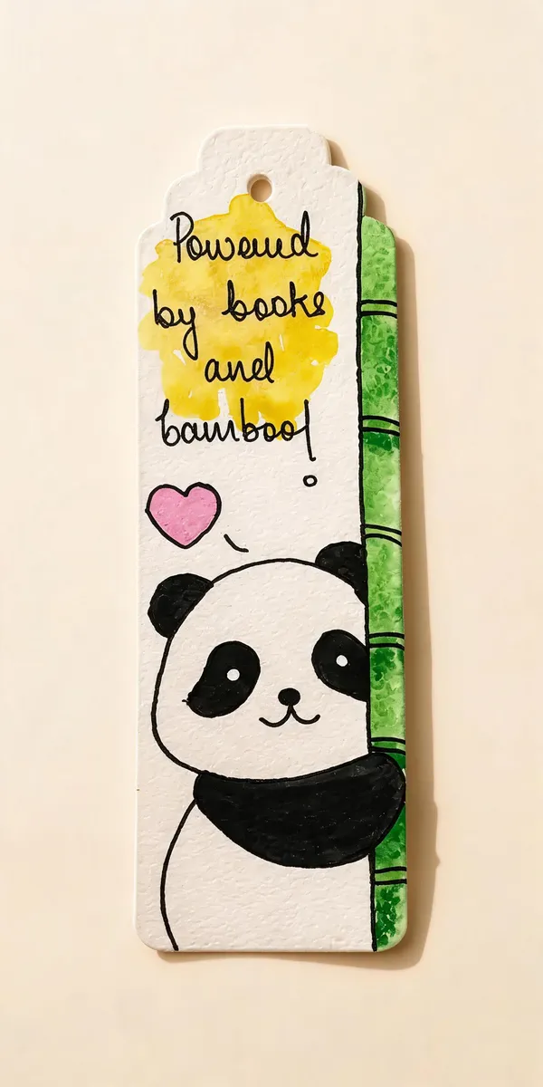 Panda_Bamboo_Quote_Illustrated_Paper_Bookmark_Set_Of_2