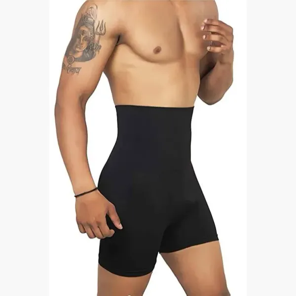 Mens_High_Waist_Tummy_Control_Compression_Shapewear_Shorts_For_Men