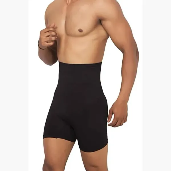Mens_High_Waist_Tummy_Control_Compression_Shapewear_Shorts_For_Men