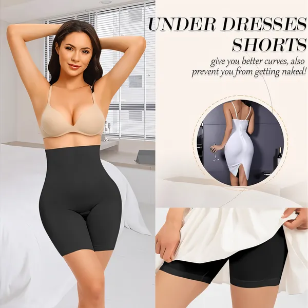 Stretchable_High_Waist_Tummy_Control_Shapewear_Shorts_For_Women