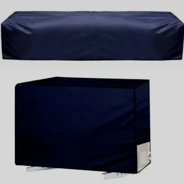 Fiva_Polyester_Split_Ac_Indoor_Outdoor_Cover_Set_1_5_Ton_Indoor_Dustproof_And_Outdoor_Water_Resistance_Suitable_For_All_Company_Air_Conditioner_Plain_Nevi_Blue