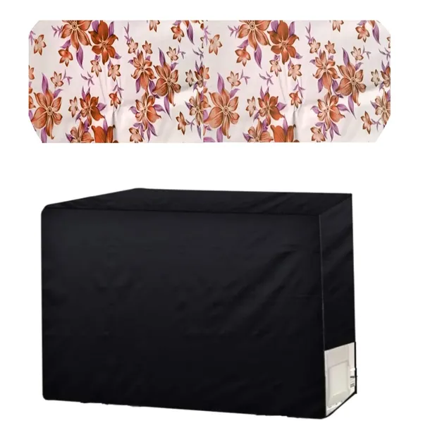 Fiva_Split_Ac_Cover_For_1_5_Ton_Premium_Waterproof_Dustproof_Protection_Heavy_Duty_Material_With_Elastic_Grip_Elegant_Design_For_Indoor_Outdoor_Units_Brown_Set