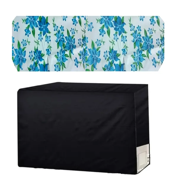 Fiva_Split_Ac_Cover_For_1_5_Ton_Premium_Waterproof_Dustproof_Protection_Heavy_Duty_Material_With_Elastic_Grip_Elegant_Design_For_Indoor_Outdoor_Units_Firozi_Set