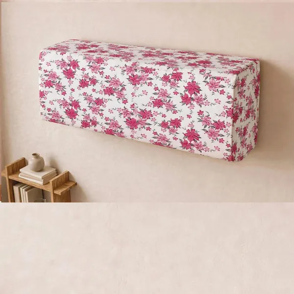 Fiva_Split_Ac_Cover_For_1_5_Ton_Unit_Fully_Printed_Indoor_Unit_Cover_And_Plain_Outdoor_Unit_Cover_Pink_Set