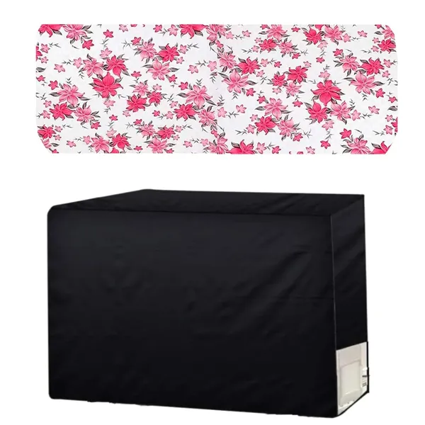 Fiva_Split_Ac_Cover_For_1_5_Ton_Premium_Waterproof_Dustproof_Protection_Heavy_Duty_Material_With_Elastic_Grip_Elegant_Design_For_Indoor_Outdoor_Units_Pink_Set