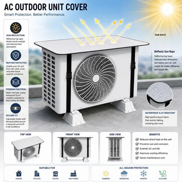Fiva_Split_Ac_Outdoor_Unit_Cover_6_Mm_36x16_Inch_Fits_Up_To_1_5_Ton_Ac_Weatherproof_Heat_Insulation_Energy_Saving_Durable_Long_Lasting_Protection