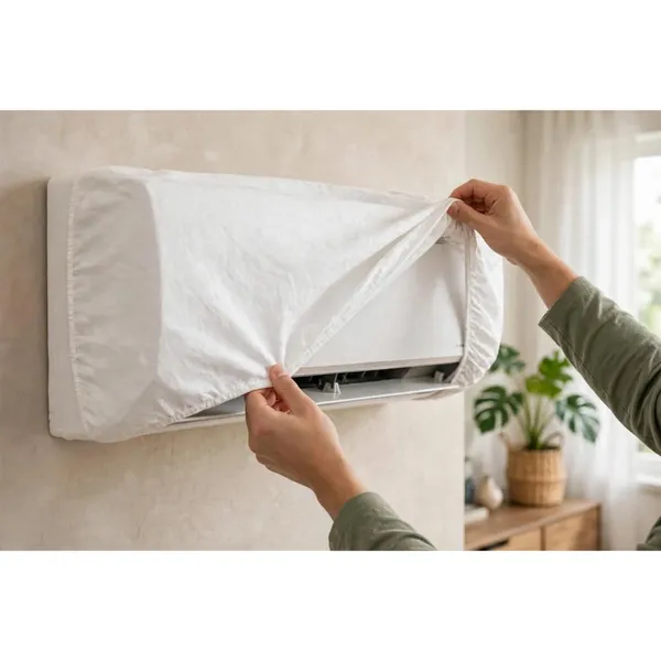 Fiva_Pack_Of_2_White_Split_Indoor_Ac_Cover_1_5_Ton_Size_107x33x19_Cm