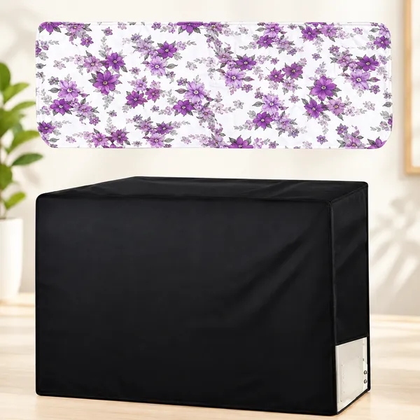 Fiva_Split_Ac_Cover_For_1_5_Ton_Premium_Waterproof_Dustproof_Protection_Heavy_Duty_Material_With_Elastic_Grip_Elegant_Design_For_Indoor_Outdoor_Units_Purple_Set