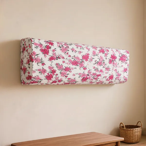 Fiva_Split_Ac_Cover_For_1_5_Ton_Unit_Fully_Printed_Indoor_Cover_And_Plain_Outdoor_Pink_Set