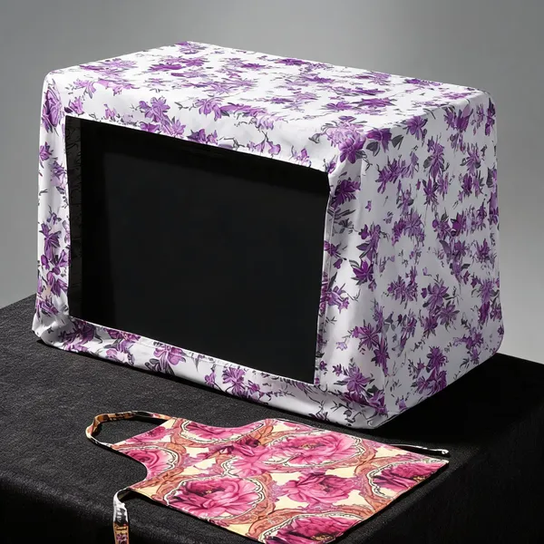 Split_Ac_Cover_Set_For_1_5_Ton_Indoor_And_Outdoor_Unit_Colour_2_Purpal_Set_With_Apron