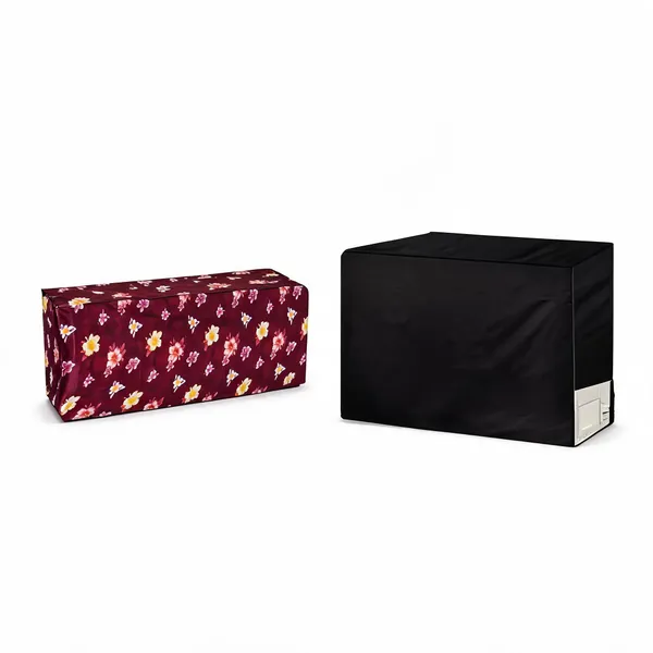 Split_Ac_Cover_For_1_5_Ton_Fully_Printed_Indoor_Unit_And_Plain_Outdoor_Meh_Flower_Set