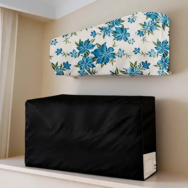 Fiva_Split_Ac_Cover_For_1_5_Ton_With_Floral_Print_Indoor_Dustproof_Cover_Outdoor_Fully_Waterproof_Cover_Durable_Protection_For_Split_Air_Conditioner_Units_Compatible_With_All_Major_Brands