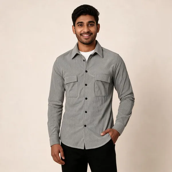 Grey_Cotton_Spread_Collar_Full_Sleeve_Polo_Shirt