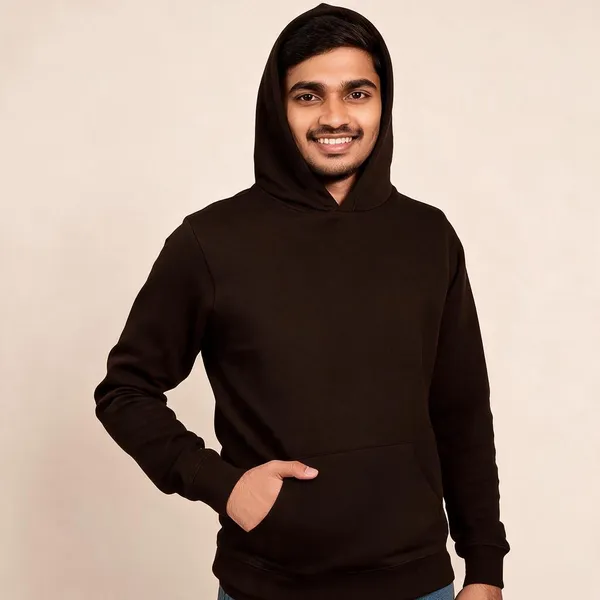 Chocolate_Brown_Casual_Hoodies