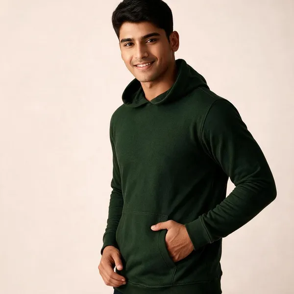 Bottle_Green_Casual_Hoodies