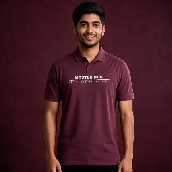 Maroon_Cotton_Spread_Collar_Half_Sleeve_Polo_T-Shirt