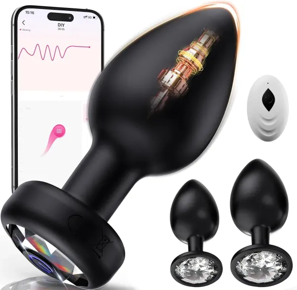 Silicone_Vibrating_Butt_Plug_Set_Of_3