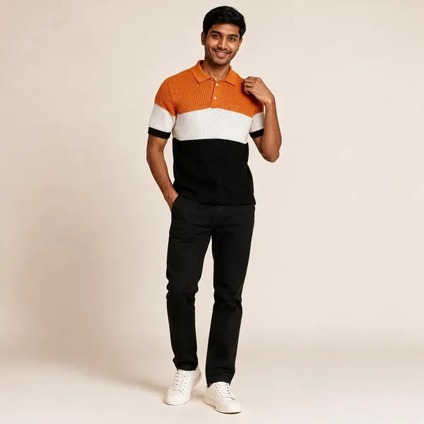 Multicolor_Cotton_Spread_Collar_Half_Sleeve_Polo_T-Shirt