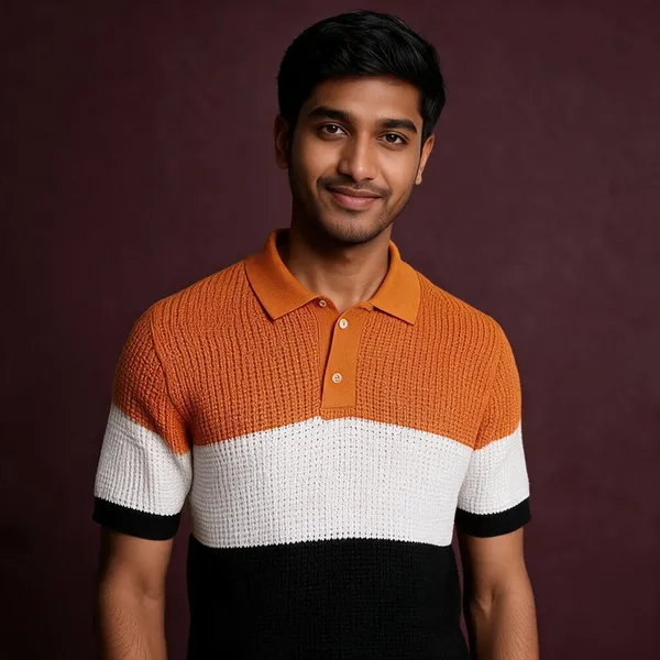 Multicolor_Cotton_Spread_Collar_Half_Sleeve_Polo_T-Shirt