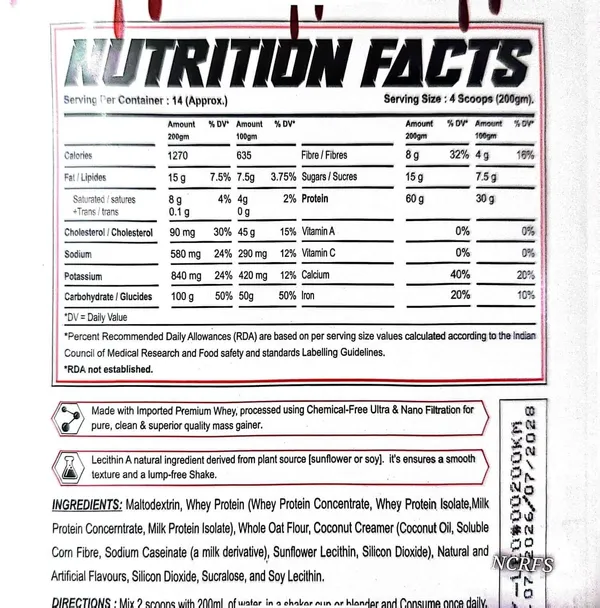 Leo_Nutrition_King_Mass_Gainer_4.5_Kg