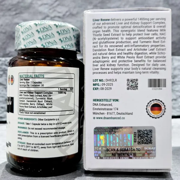 Dna_Enhanced_Liver_Renew_1400Mg_Capsules_60_Count