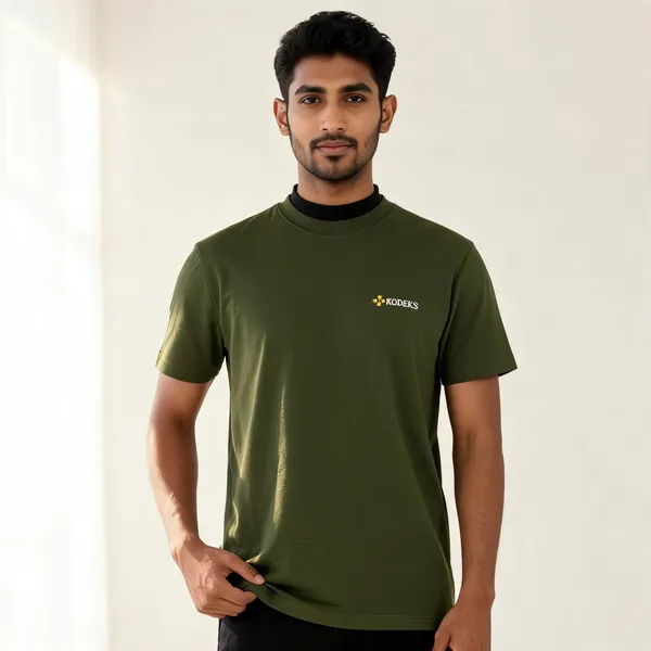 Olive_Green_Cotton_Regular_Fit_Graphic_T_Shirt_For_Unisex