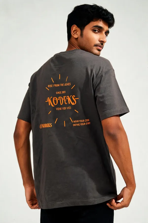 Dark_Grey_Cotton_Relaxed_Fit_Graphic_T_Shirt_For_Unisex