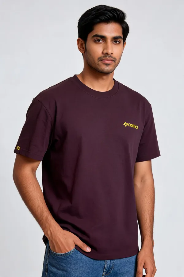Brown_Cotton_Relaxed_Fit_Graphic_T_Shirt_For_Unisex