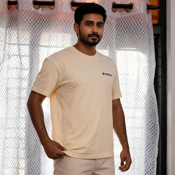Beige_Cotton_Regular_Fit_Graphic_T_Shirt_For_Unisex