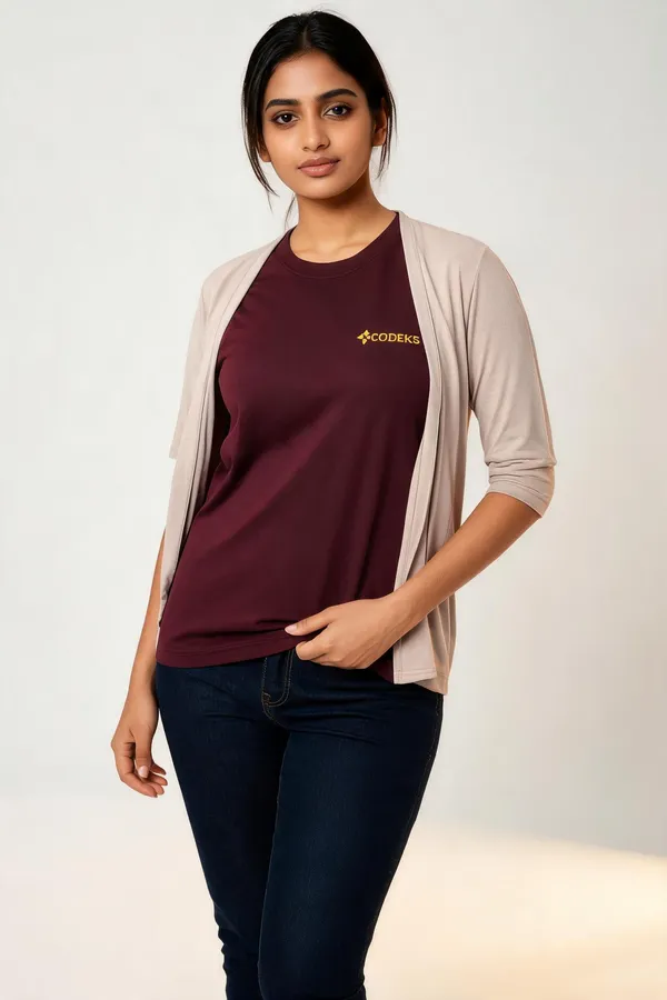 Maroon_Cotton_Regular_Fit_Graphic_T_Shirt_For_Unisex
