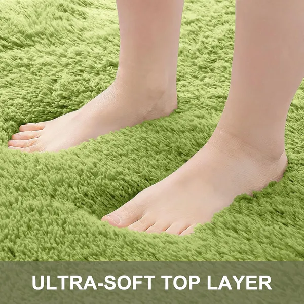 Micro_Polyester_Shag_Solid_Green_Area_Carpet