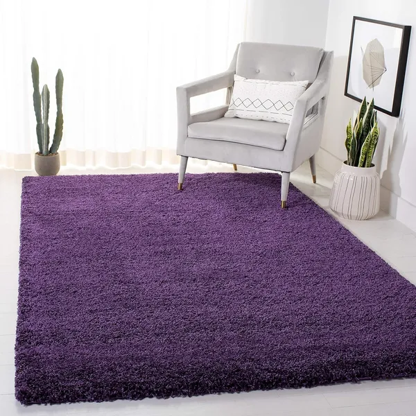 Micro_Polyester_Shag_Solid_Purple_Area_Carpet