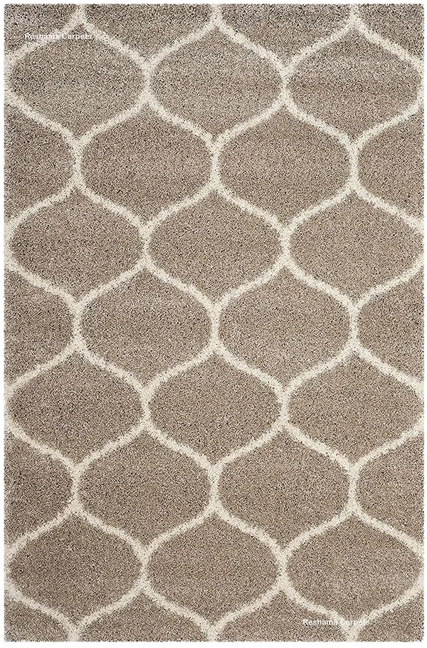 Micro_Polyester_Shaggy_Beige_Moroccan_Carpet