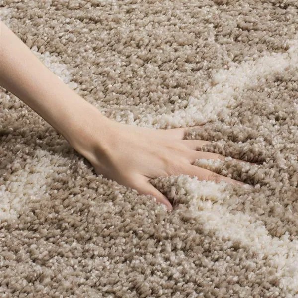 Micro_Polyester_Shaggy_Beige_Moroccan_Carpet