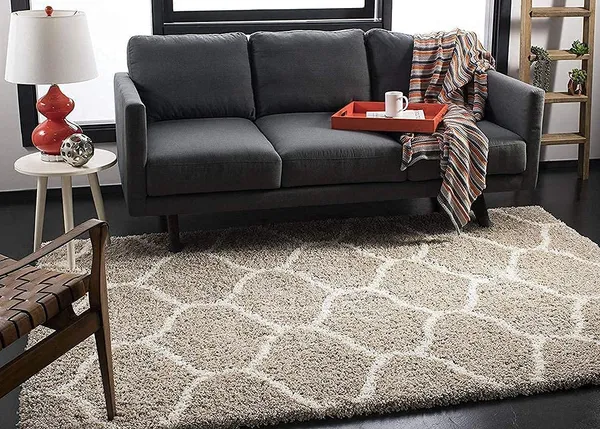 Micro_Polyester_Shaggy_Beige_Moroccan_Carpet