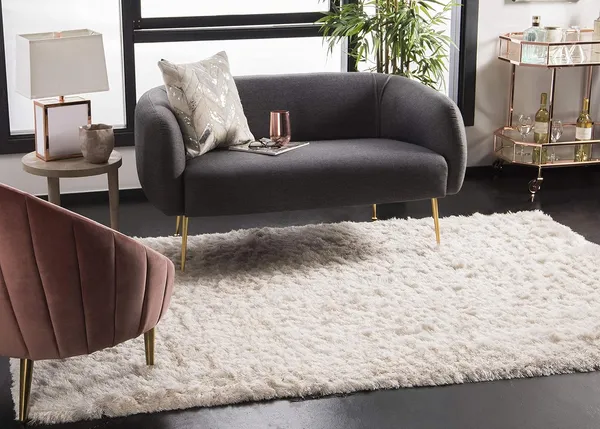 Micro_Polyester_Shaggy_Cream_White_Plain_Carpet